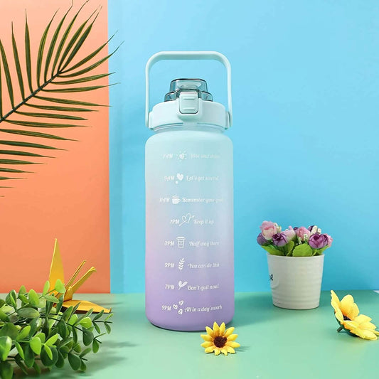 68 Oz Water Bottle with Time Marker Otarealm
