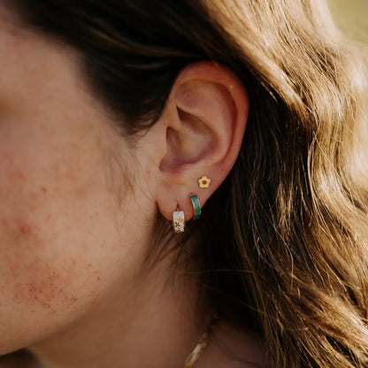 Flower Flat Back Studs