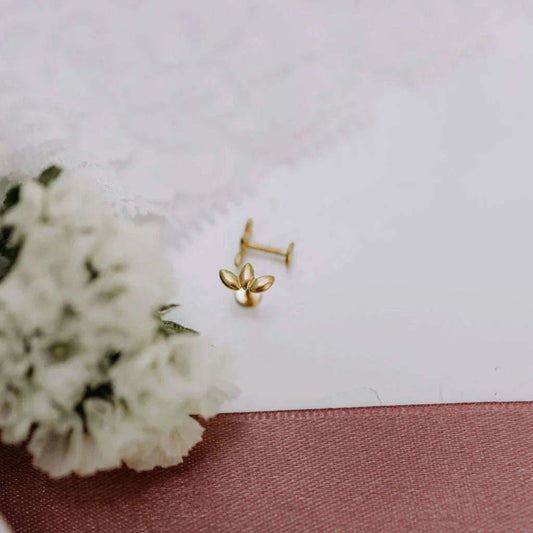 Lotus Flat Back Studs Otarealm