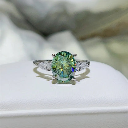 3 Carat Moissanite 925 Sterling Silver Ring