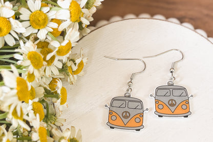 Adorable Vintage Van Earrings