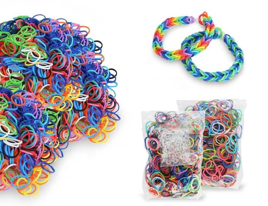 2504-Piece Set: Colorful Silicone Loom Bandz with Tools Otarealm