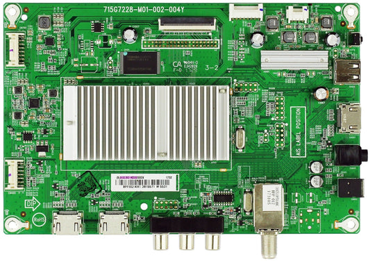 Insignia 756TXGCB01K032 Main Board for NS-39DR510NA17 Otarealm