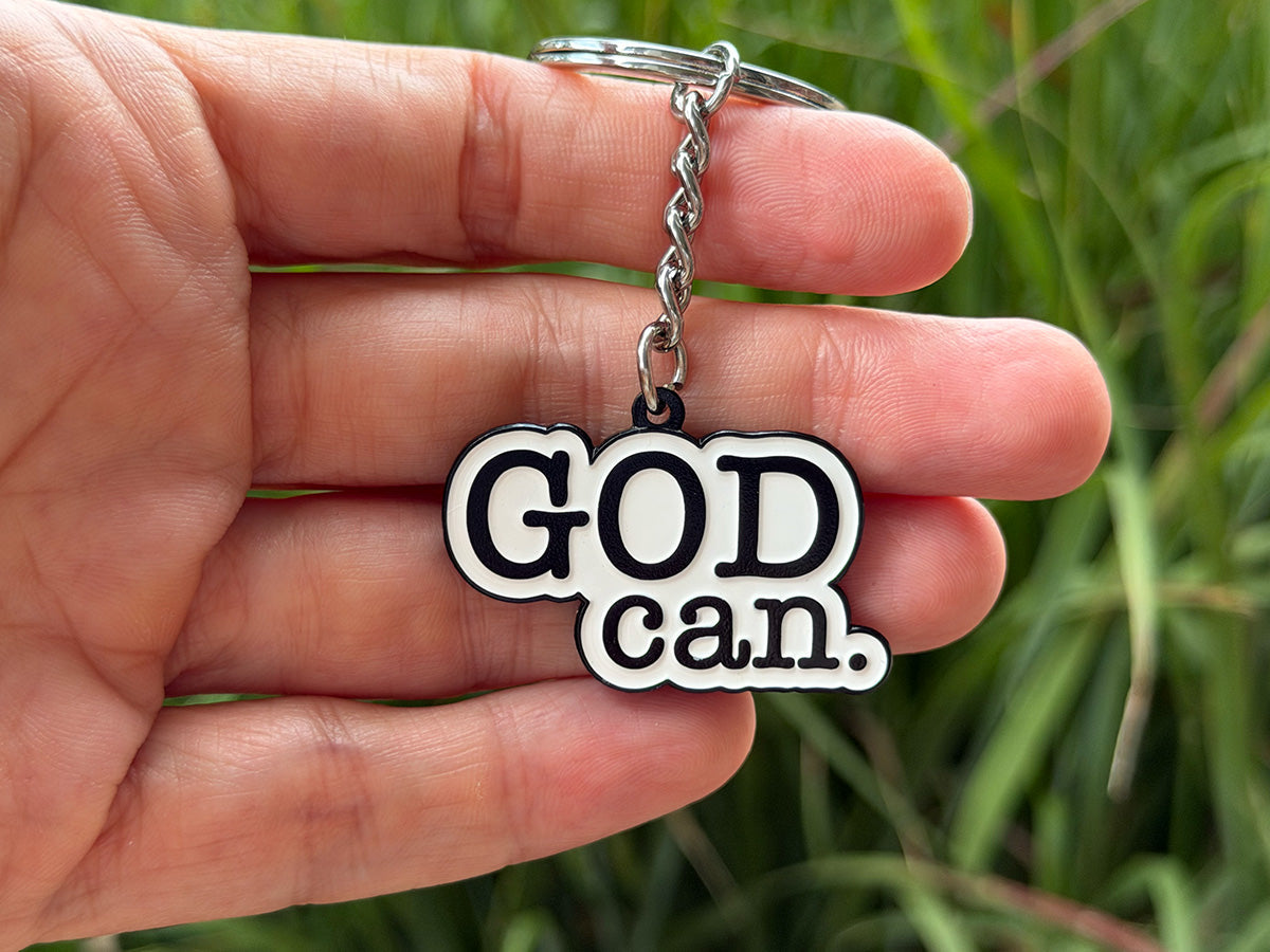 God Can Keychain