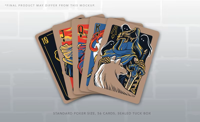 Dark Souls Poker Cards - Deck of 52 Cards Perfect for Playing Poker, Black Jack, Playing Card Games