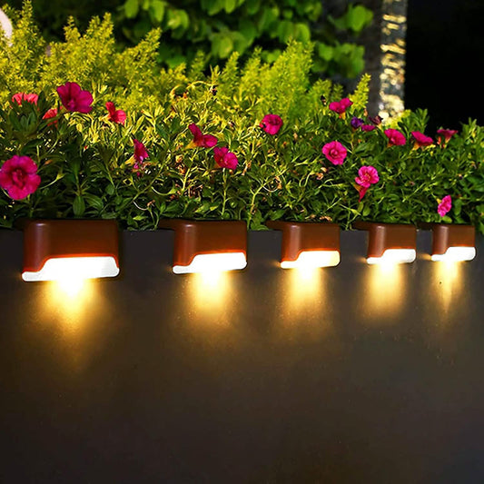 8-Pack: Solar LED Deck & Step Lights Otarealm