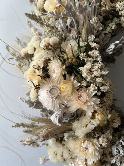 Dried Wreath-Snow White