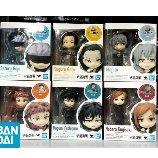 Mini Jujutsu Kaisen Gojo Satoru Mahito Geto Suguru Itadori Fushiguro Figurines, Kawaii Cute Anime Figures and Statues 10 CM
