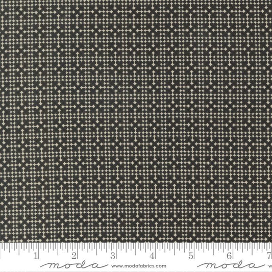 Posh Onyx Noir Netting Blenders Check Cotton 44"/45" Fabric Per Yard