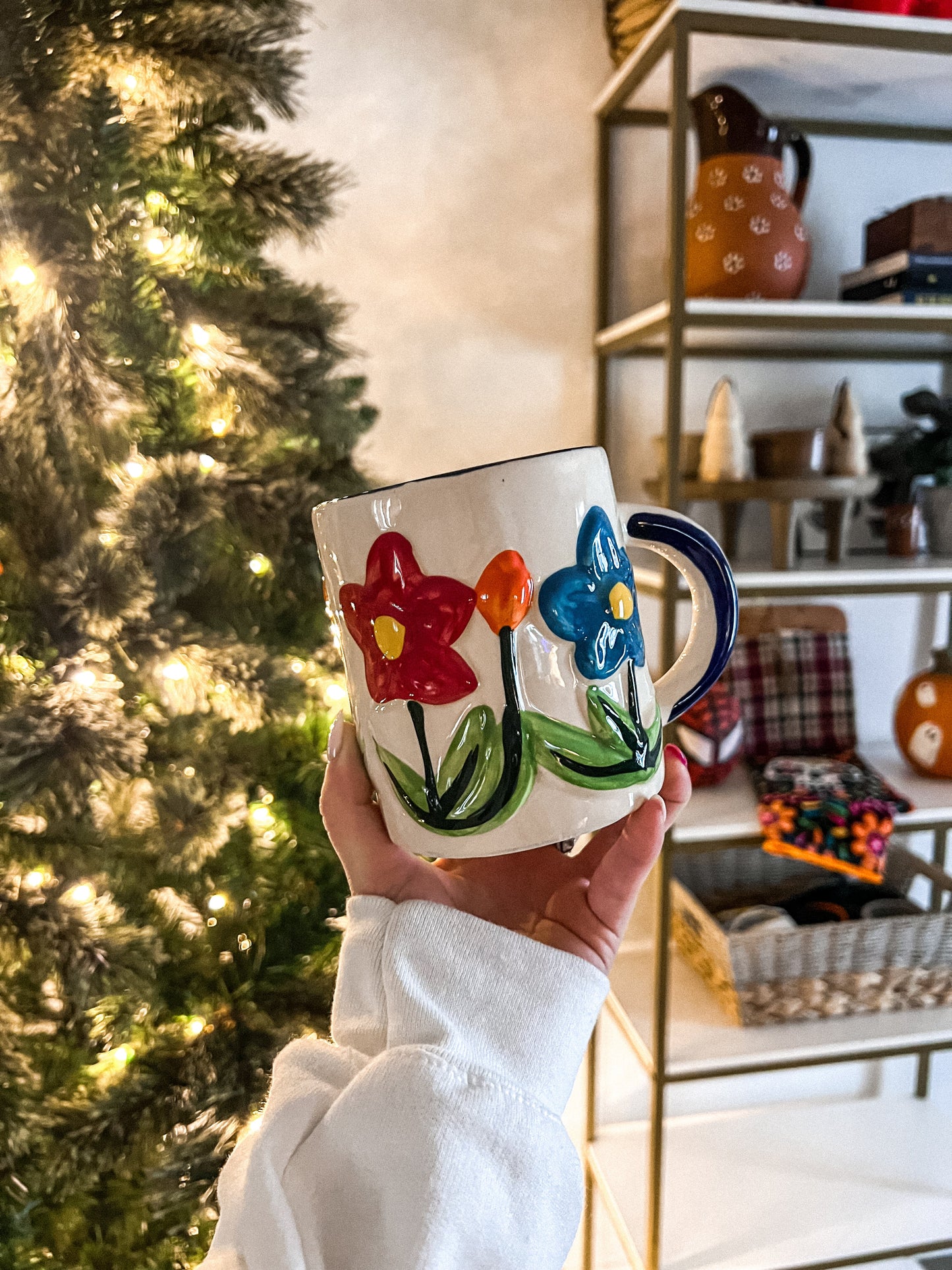 Frog Mug Holder with 5 Mugs