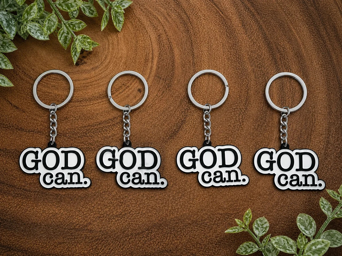 God Can Keychain