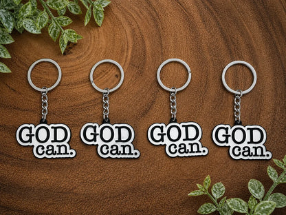 God Can Keychain