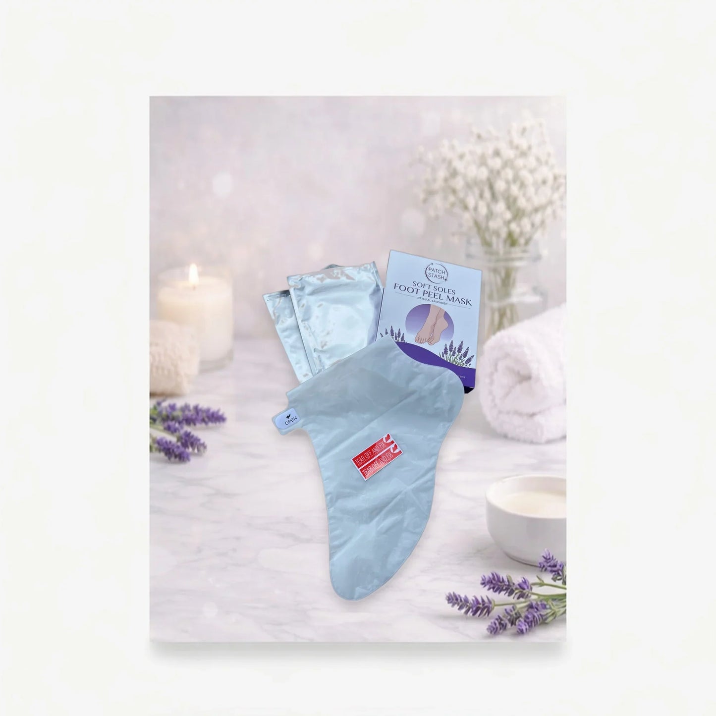 Patch Stash SOFT SOLES Lavendar Foot Peel Mask