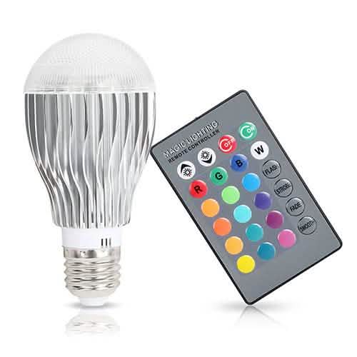9W LED Light Bulb E27 RGB Lamp Otarealm