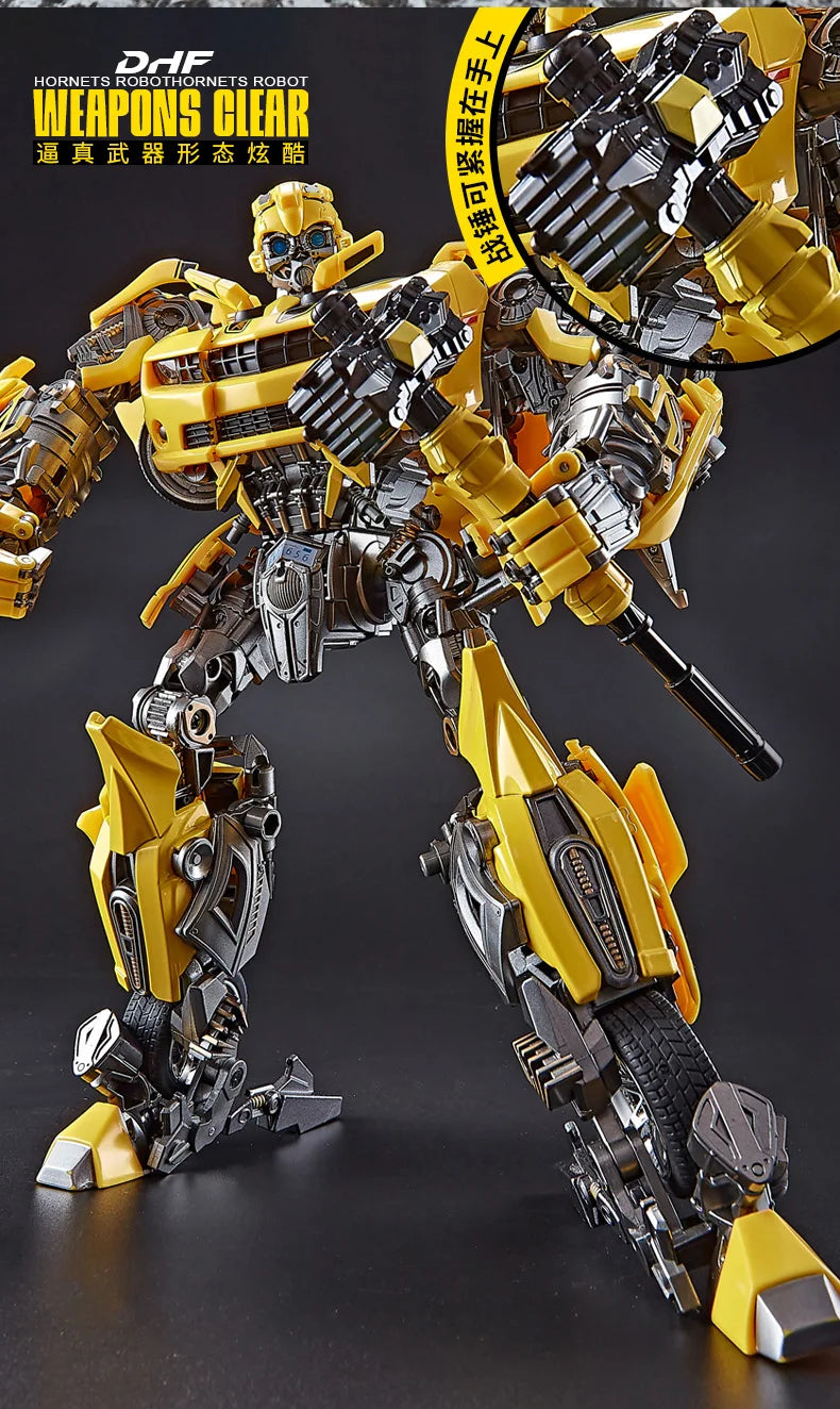 Optimus Prime and Bumblebee Autobots Anime Figures, Transformation Robot Toys 30 CM