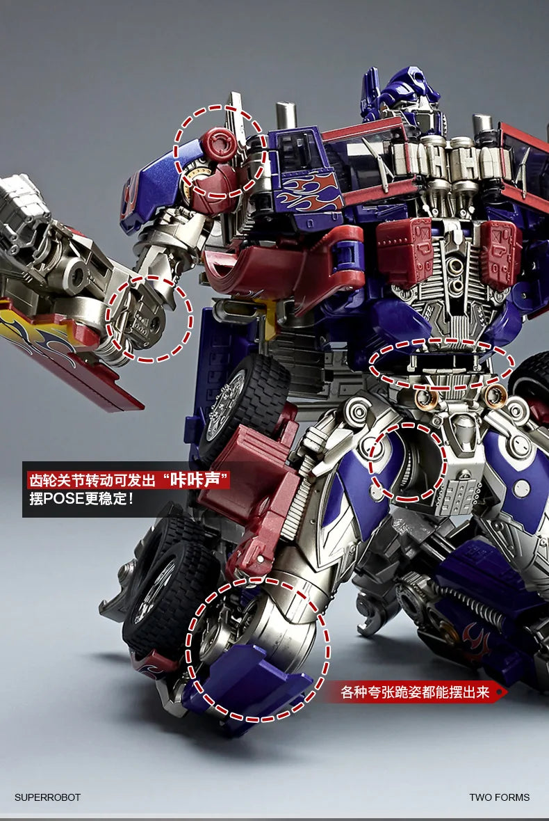 Optimus Prime and Bumblebee Autobots Anime Figures, Transformation Robot Toys 30 CM