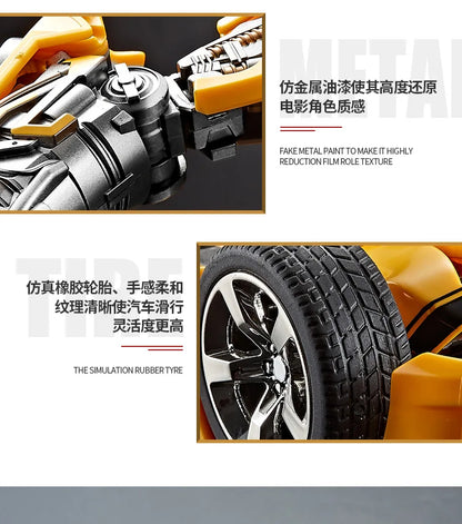 Optimus Prime and Bumblebee Autobots Anime Figures, Transformation Robot Toys 30 CM