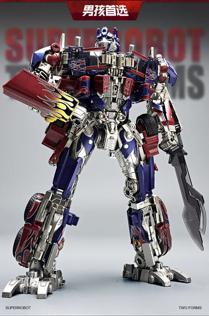 Optimus Prime and Bumblebee Autobots Anime Figures, Transformation Robot Toys 30 CM