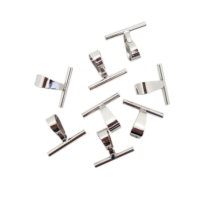 Silver Brooch-to-Pendant Converter 8pc