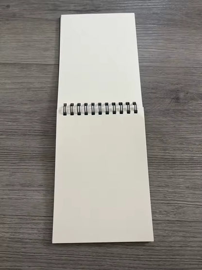 Sketchbook Spiral Bound Eco-Friendly Thick Drawing Paper Acid Free Sketch Pad Oil Painting 30 Sheets