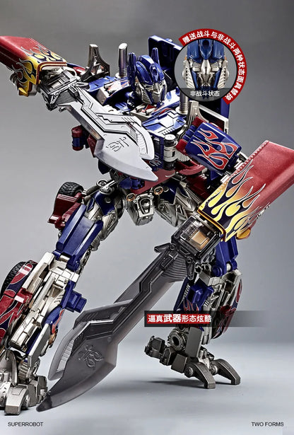 Optimus Prime and Bumblebee Autobots Anime Figures, Transformation Robot Toys 30 CM