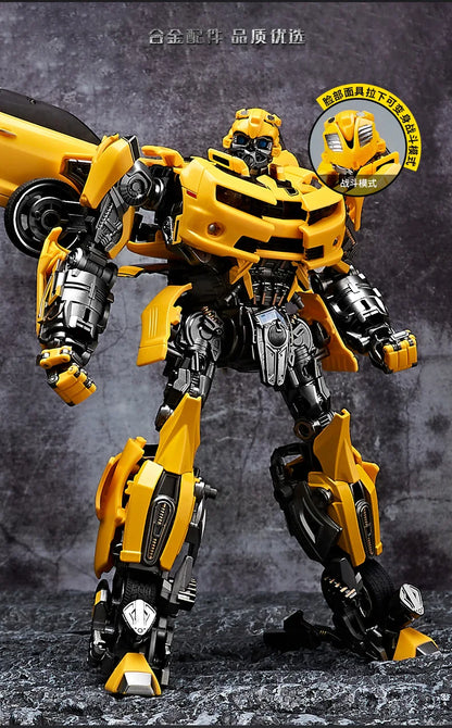 Optimus Prime and Bumblebee Autobots Anime Figures, Transformation Robot Toys 30 CM