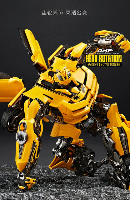 Optimus Prime and Bumblebee Autobots Anime Figures, Transformation Robot Toys 30 CM
