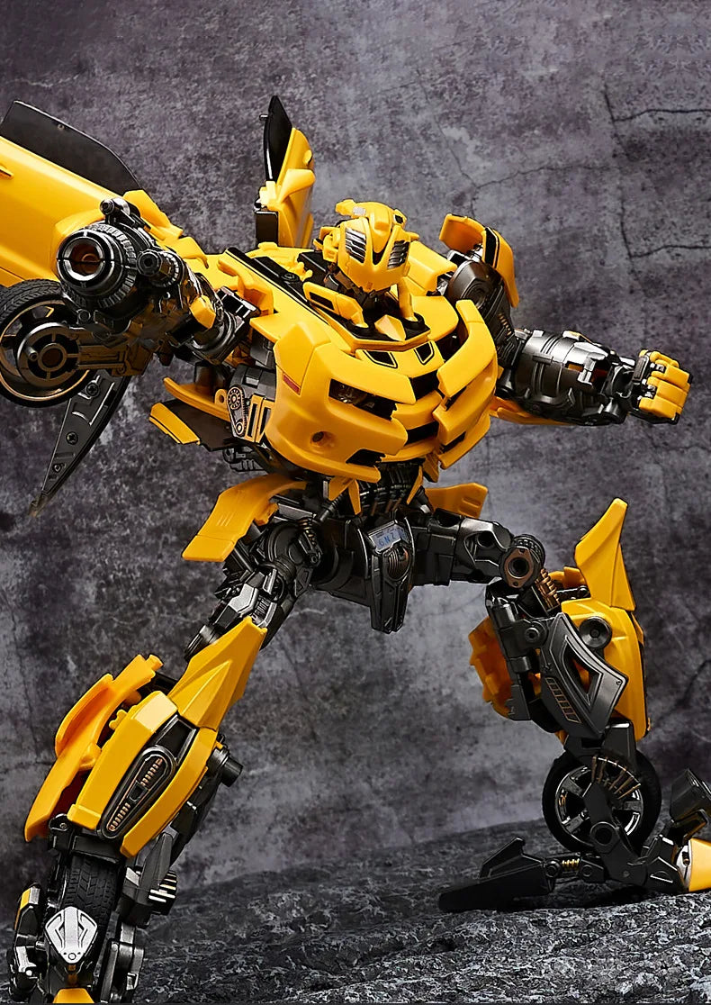 Optimus Prime and Bumblebee Autobots Anime Figures, Transformation Robot Toys 30 CM
