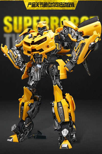 Optimus Prime and Bumblebee Autobots Anime Figures, Transformation Robot Toys 30 CM