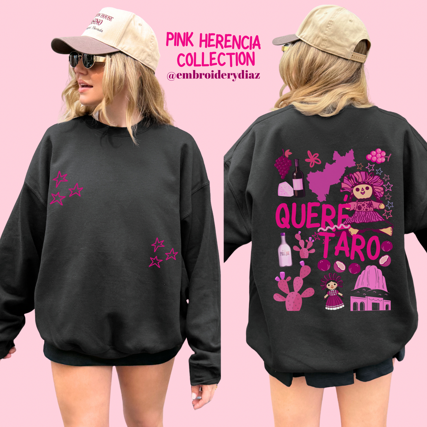 Querétaro Pink Herencia Sweater