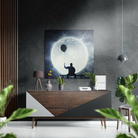 Balloon Brushed Aluminium Dibond Wall Art