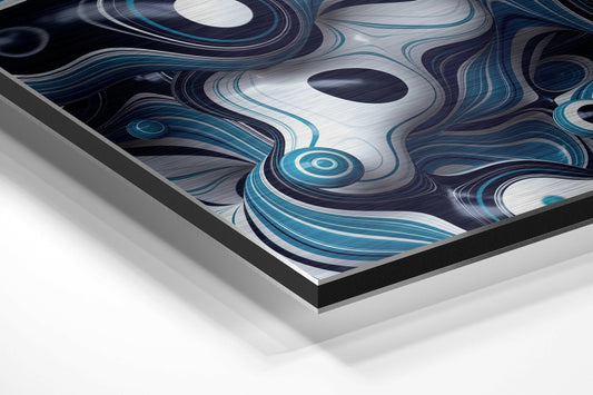 Evil Eyes Brushed Aluminium Dibond Wall Art