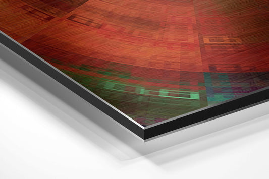 Spin Brushed Aluminium Dibond Wall Art