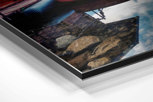 Boats  Brushed Aluminium Dibond Wall Art