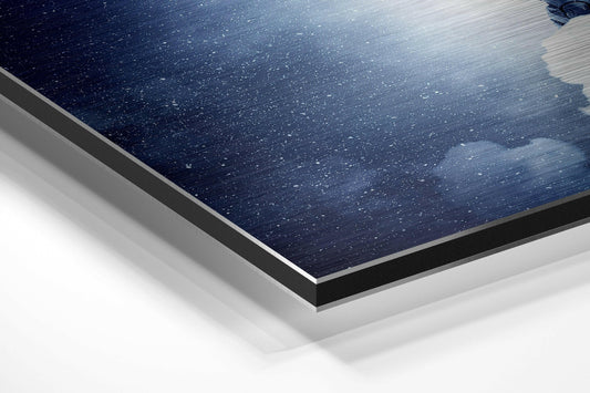 Holding the Moon Brushed Aluminium Dibond Wall Art