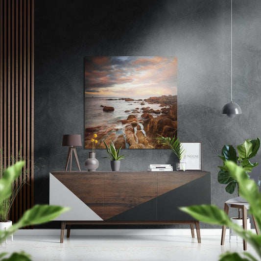 Coast Brushed Aluminium Dibond Wall Art
