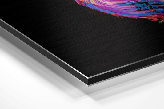 Dance of Pink Brushed Aluminium Dibond Wall Art