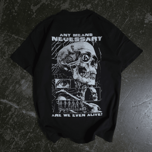 Are We Even Alive T-Shirt Black Otarealm