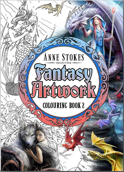 Anne Stokes Fantasy Art Coloring Book 2