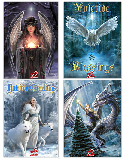 Anne Stokes Yule 8-Card Multipack Set v1