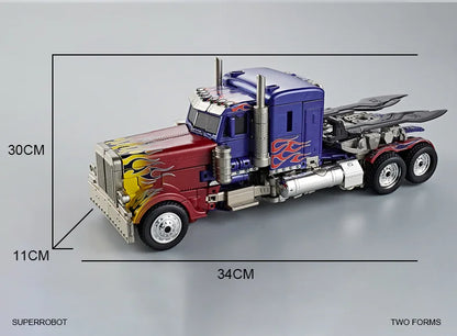Optimus Prime and Bumblebee Autobots Anime Figures, Transformation Robot Toys 30 CM