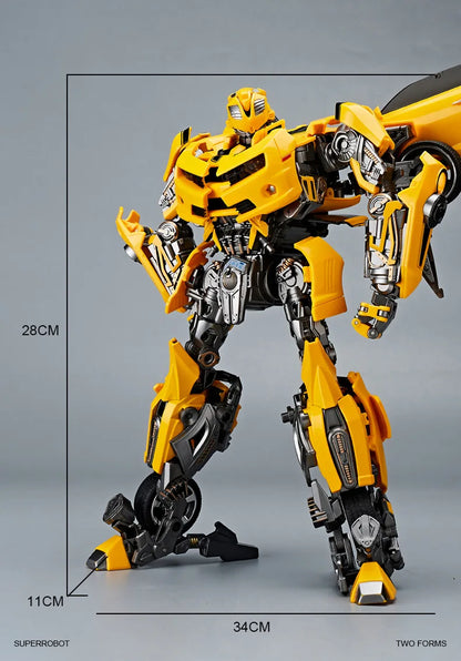 Optimus Prime and Bumblebee Autobots Anime Figures, Transformation Robot Toys 30 CM