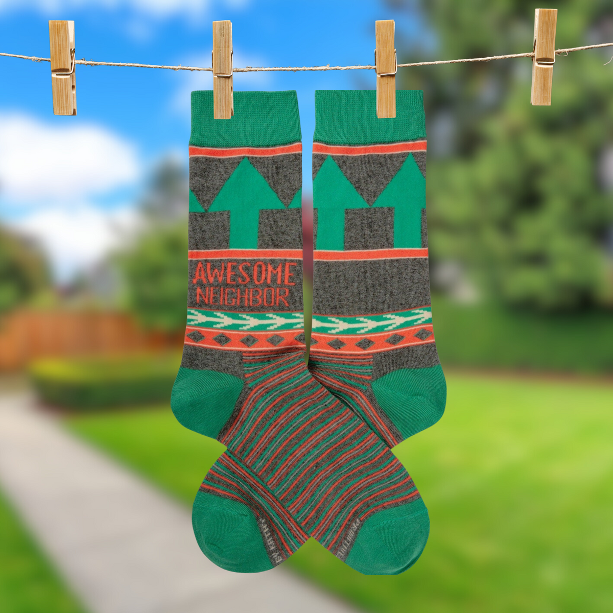 Awesome Neighbor Socks | Unisex Funny Gift Socks | Gift for Her