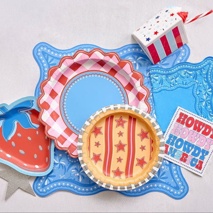Picnic Perfect Gingham Dinner Plates (10 ct)