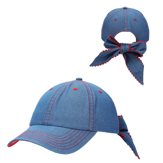 Big Bow Energy Denim Hat