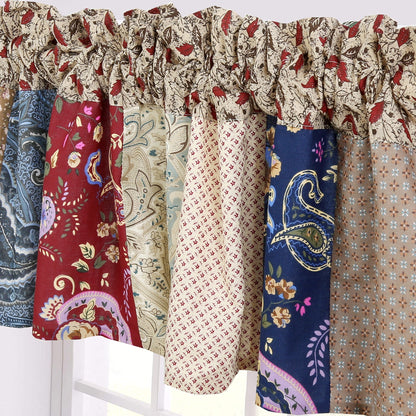 Hyler Sanders Floral Paisley Real Patchwork 3-Piece Cotton Reversible Quilt Bedding Set