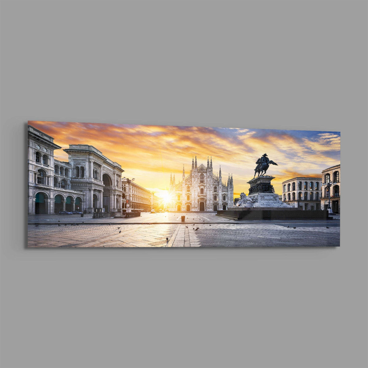 Medieval Glass Wall Art (36"x14") Otarealm