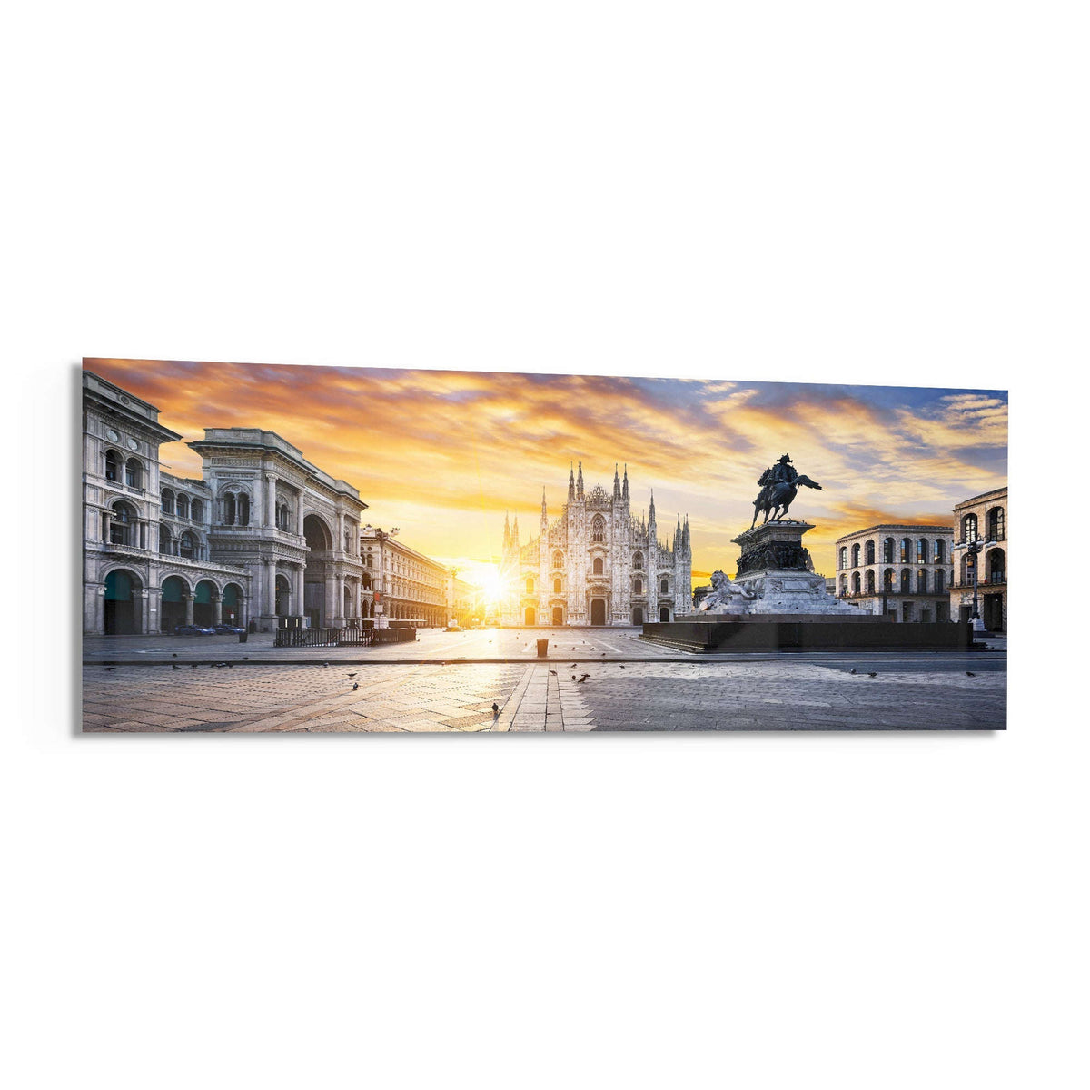 Medieval Glass Wall Art (36"x14") Otarealm