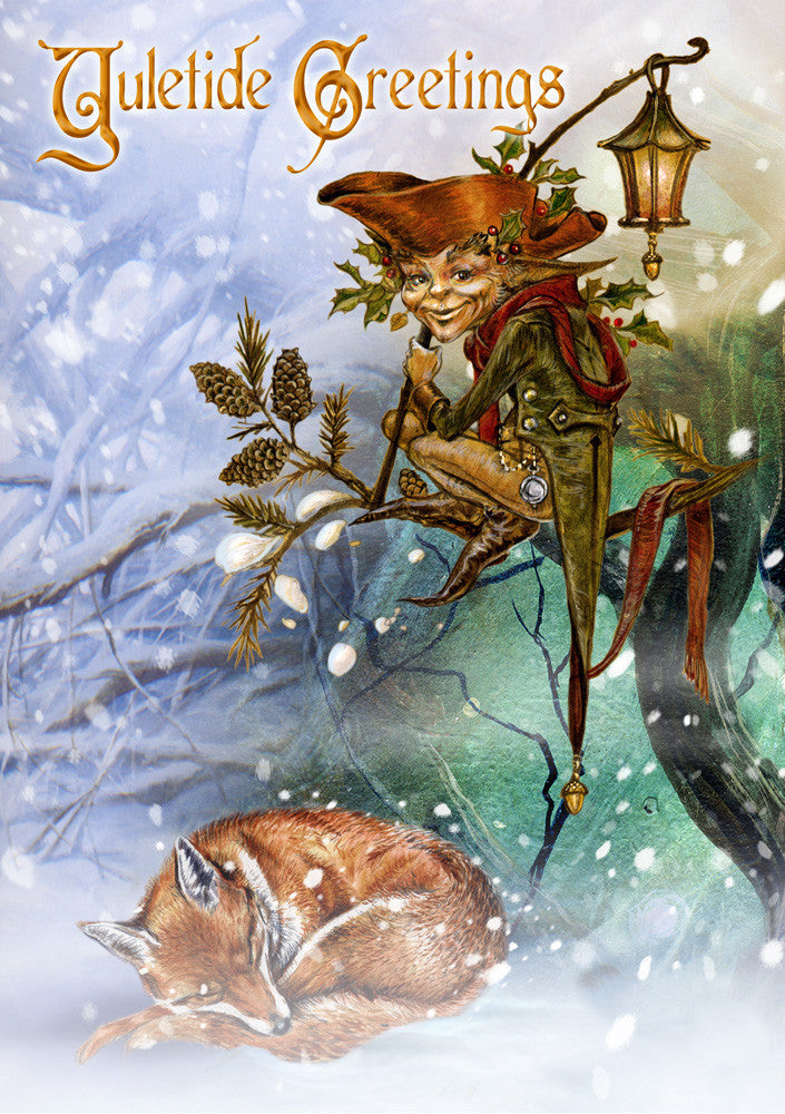 Holly Jack Yule Card