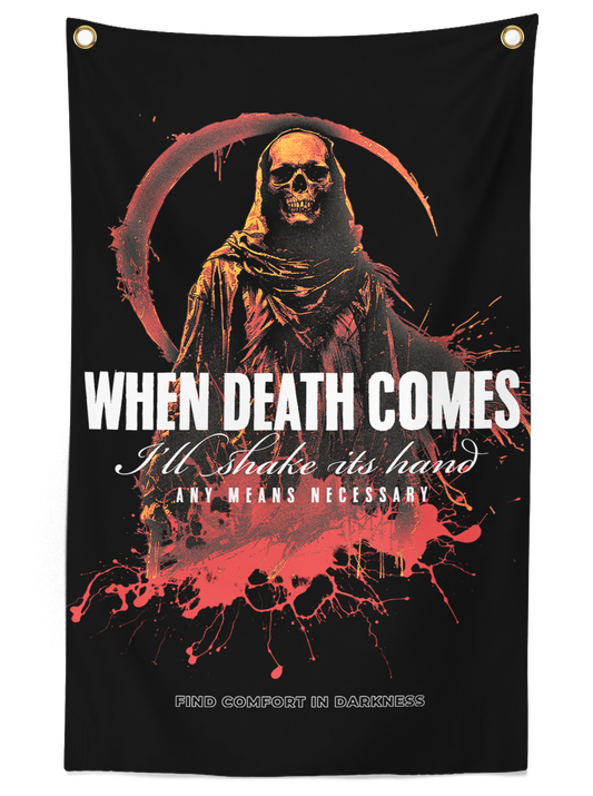 When Death Comes Banner